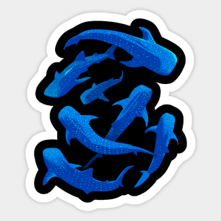 Shark Whale pattern Sticker